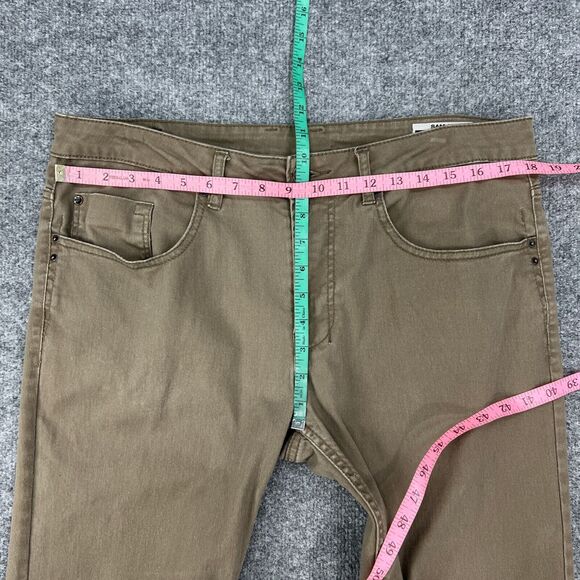 Buffalo David Bitton Jeans Mens 34 Brown Sam-X Slim Straight Leg Stretch Cotton - Picture 6 of 11